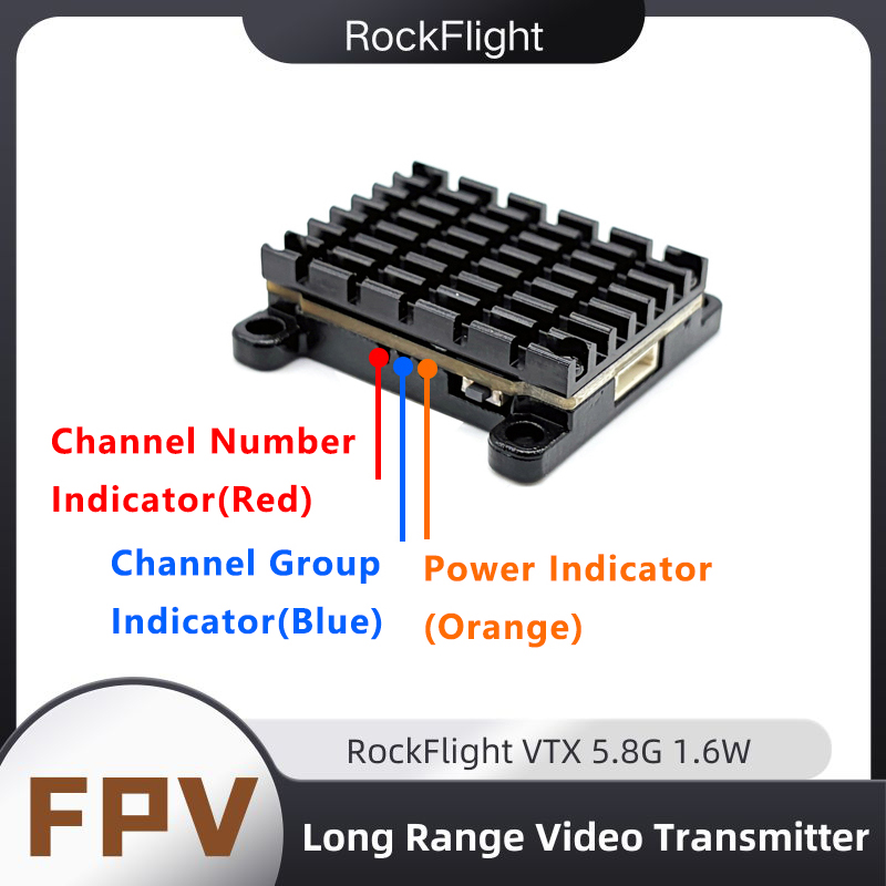 RockFlight TX663 VTX 5.8G 48CH - Rc Transmitter recension och pris