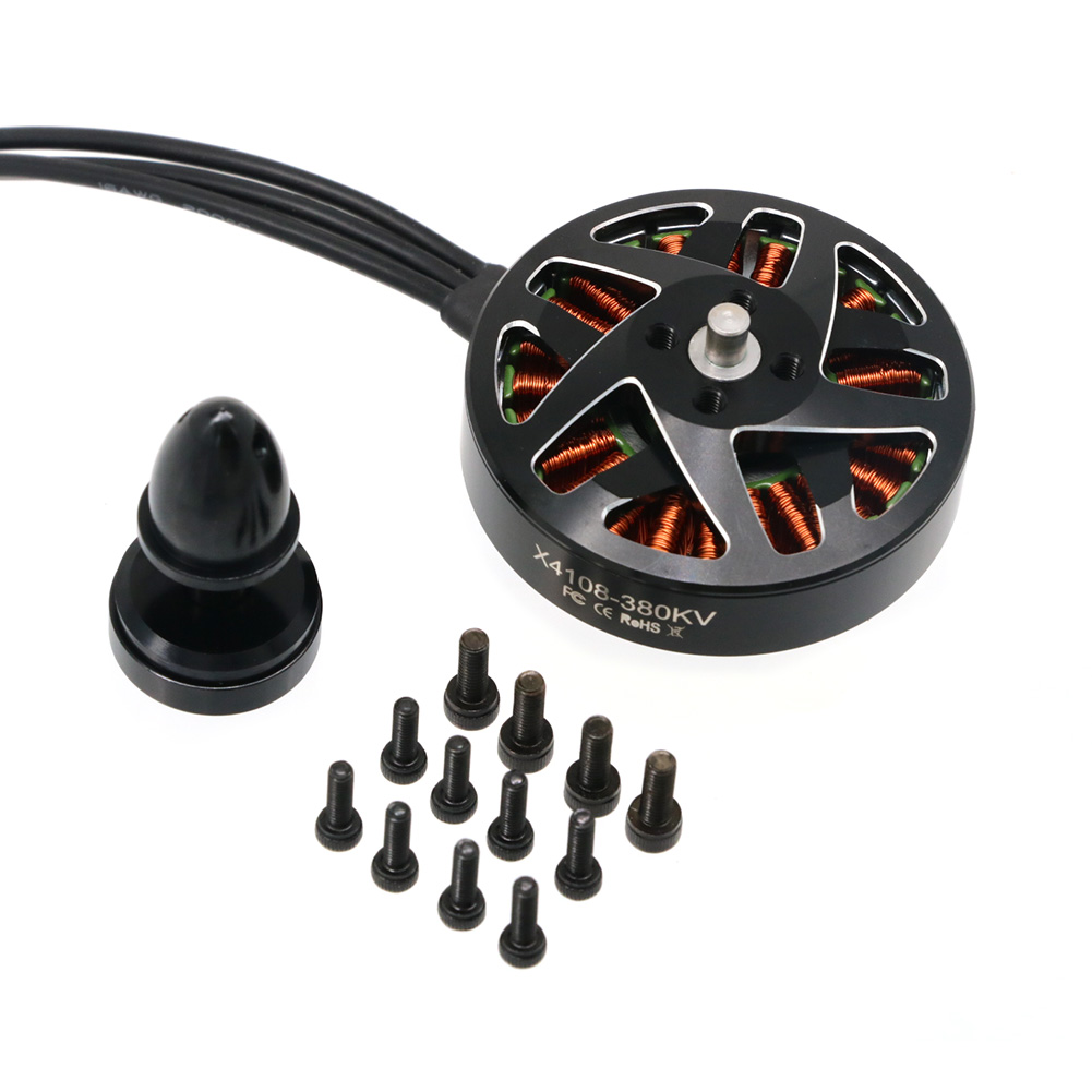 4pcs UAngel 4108 X4108 380KV 6 - Brushed Drone Motor recension och pris