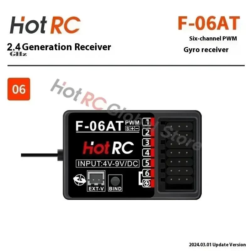 HOTRC 2.4Ghz 4/6/8 Channel F-0 - Radio Transmitter 2.4Ghz recension och pris
