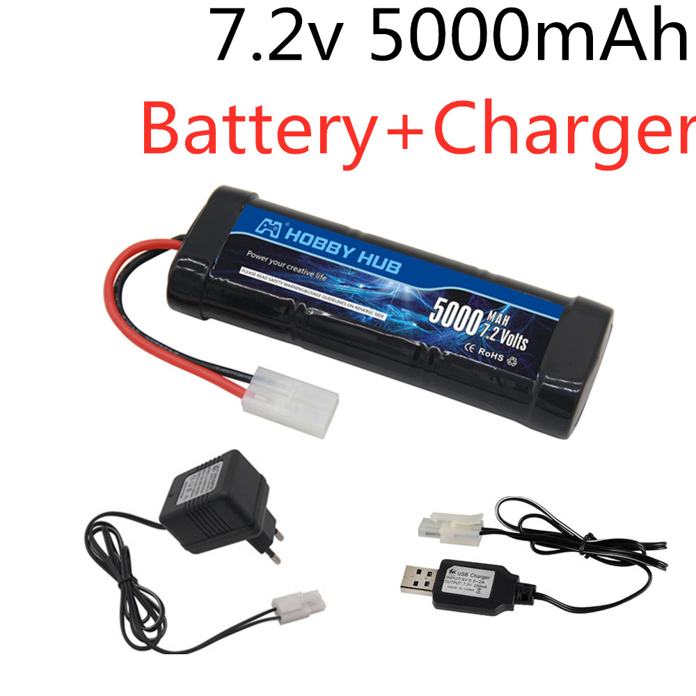 7.2V 5000mAh Ni-MH Battery Pac - Balance Charger Rc recension och pris