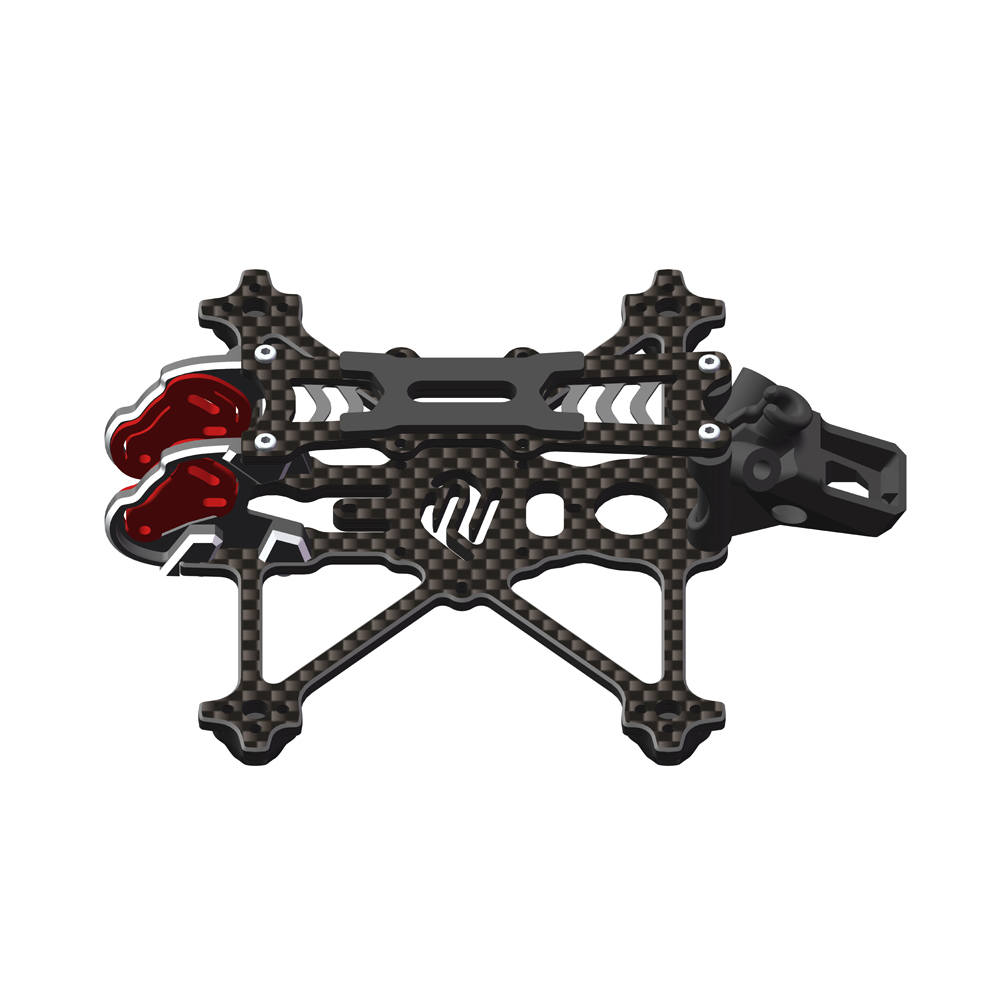 AlfaRC Fi-25 DJI O4 Air Unit 6 - Carbon Fiber Drone Frame recension och pris
