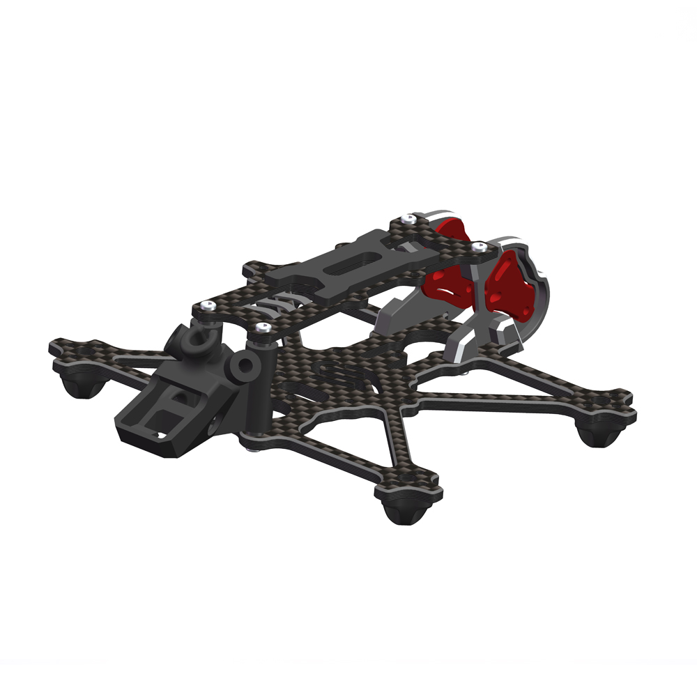 AlfaRC Fi-25 DJI O4 Air Unit 6 - Carbon Fiber Drone Frame recension och pris