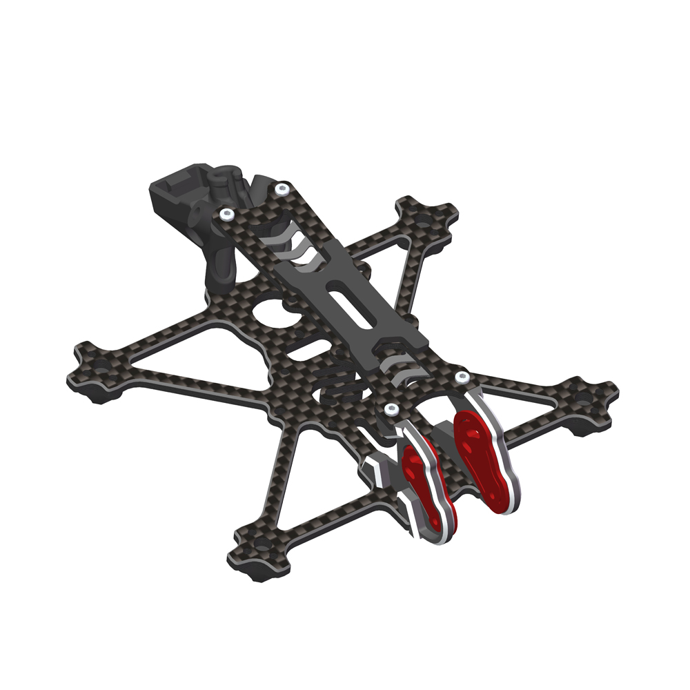 AlfaRC Fi-25 DJI O4 Air Unit 6 - Carbon Fiber Drone Frame recension och pris