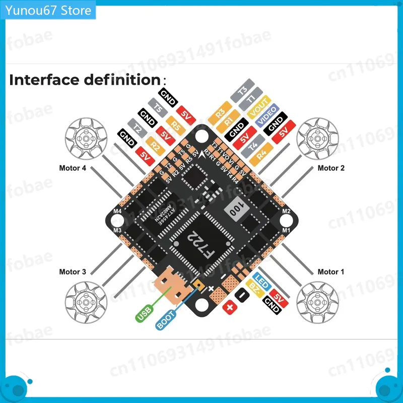 For GEPRC GEP-F722-45A AIO V2  - F722 Flight Controller recension och pris