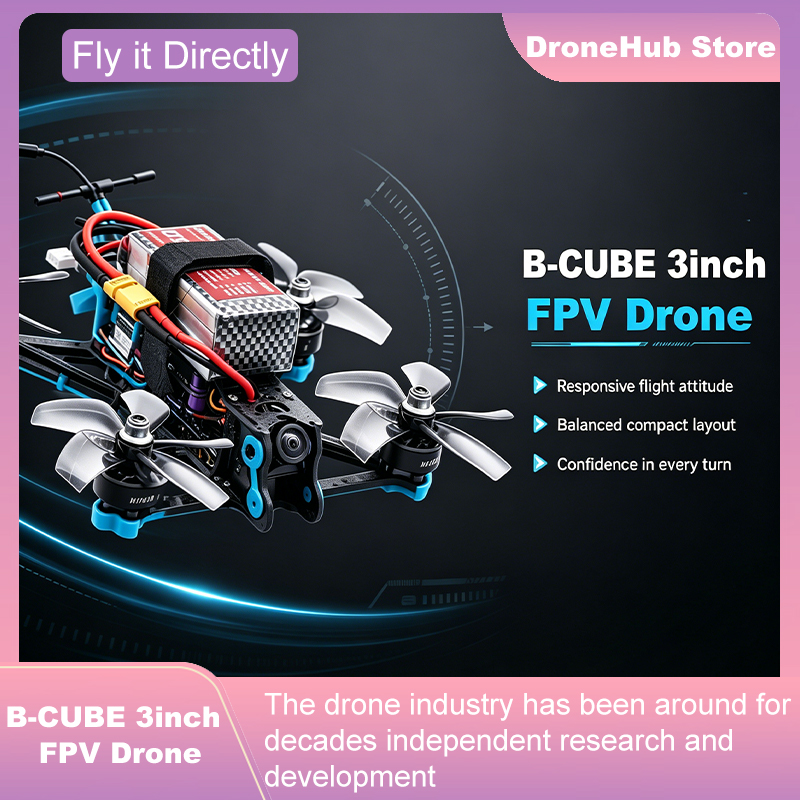 B-CUBE 3inch FPV Drone Frame K - F722 Flight Controller recension och pris