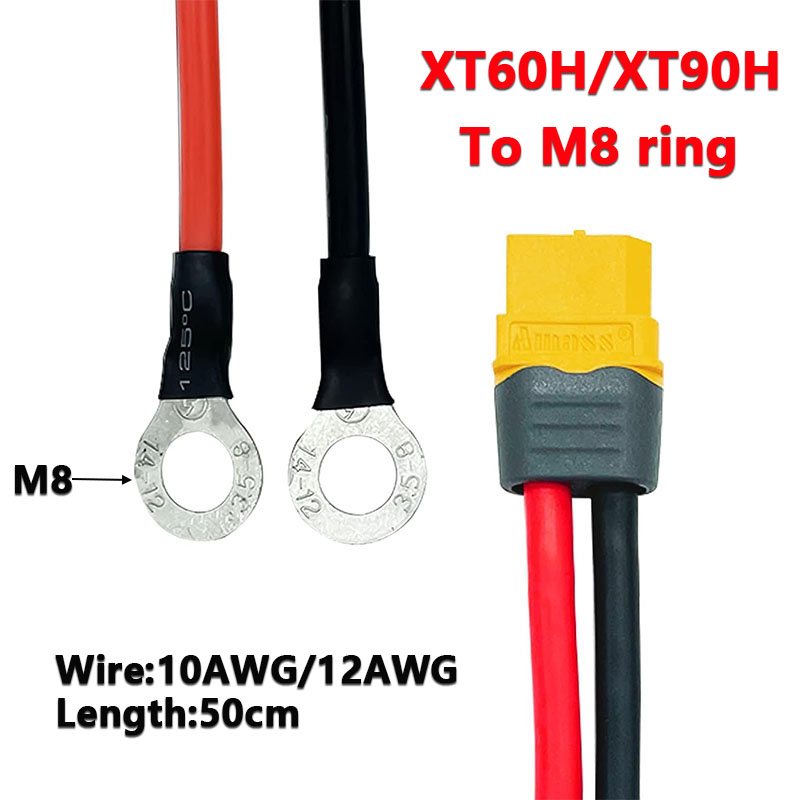 XT60H/XT90H To M8 Ring Eyelet  - Balance Charger Rc recension och pris