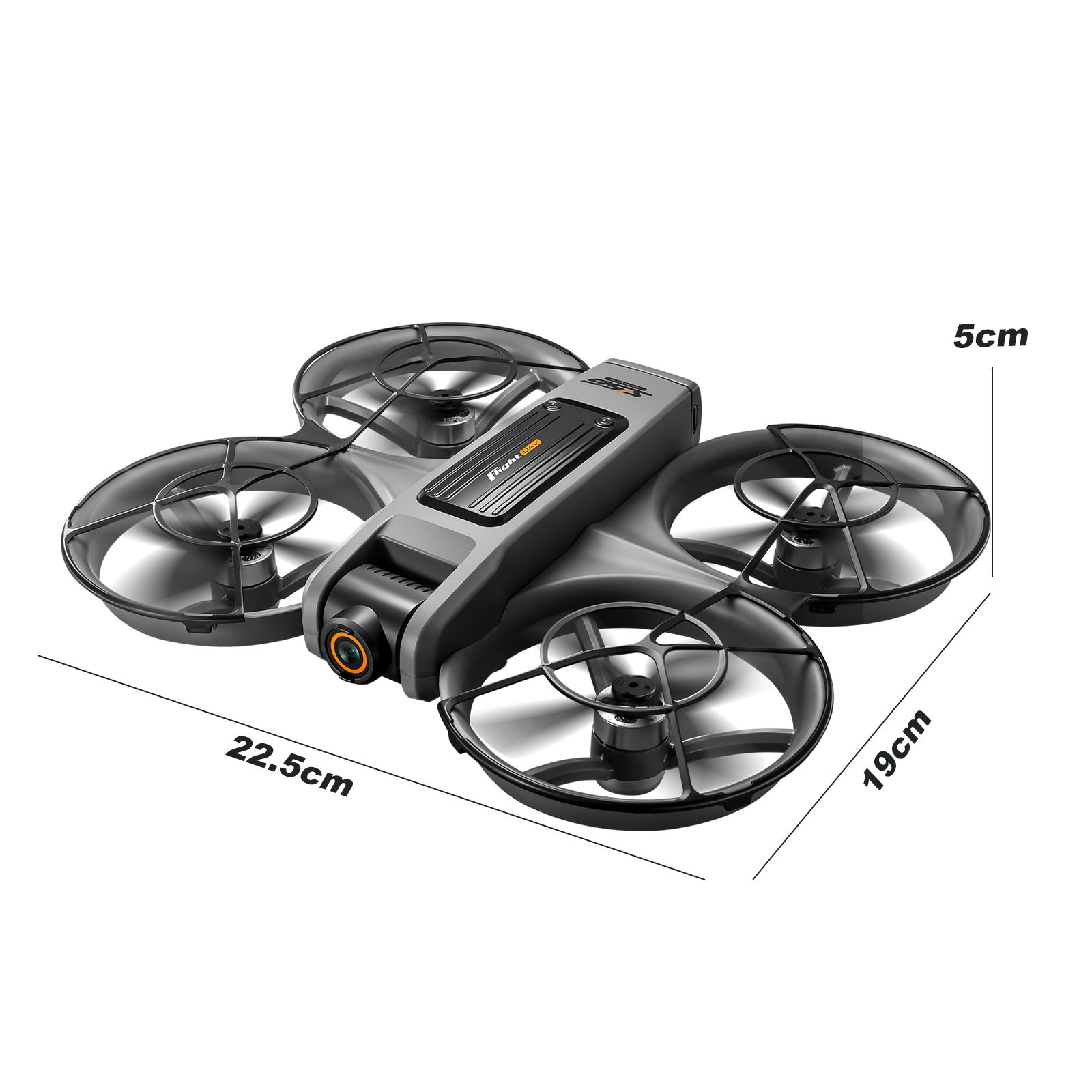 ZNLYRION S156 RC Drone 8K Dual - Brushed Drone Motor recension och pris