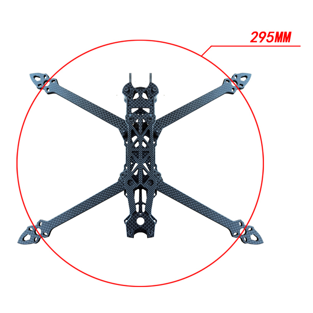 1pcs Mark4 Mark 4 HD 7inch 295 - Carbon Fiber Drone Frame recension och pris