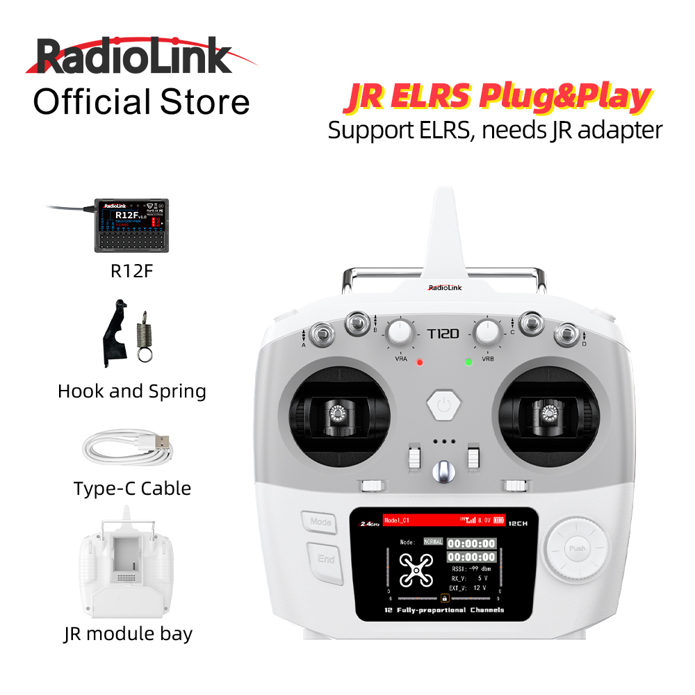 RadioLink T12D JR Module 12CH  - Radio Transmitter 2.4Ghz recension och pris