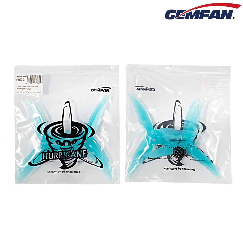 10Pairs (10CW + 10CCW) Gemfan  - 5 Inch Propeller recension och pris
