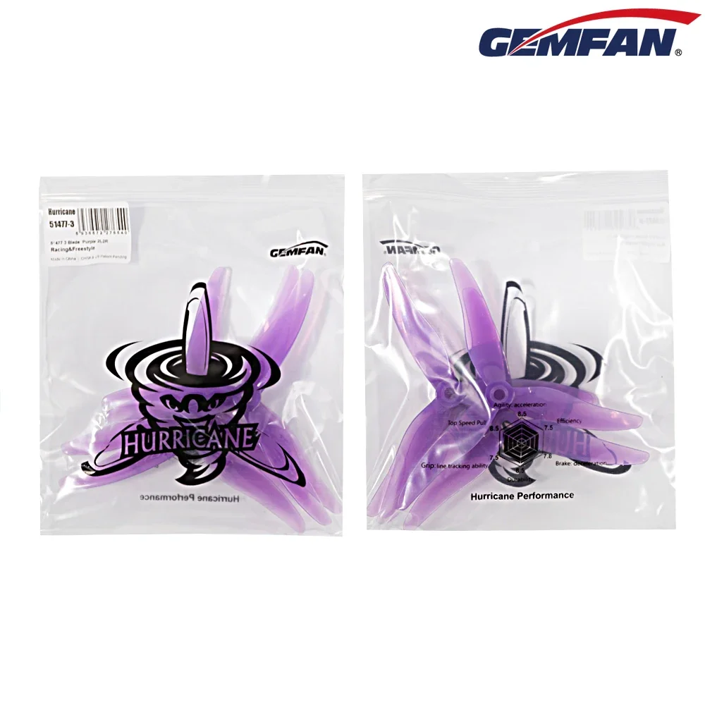 10Pairs (10CW + 10CCW) Gemfan  - 5 Inch Propeller recension och pris