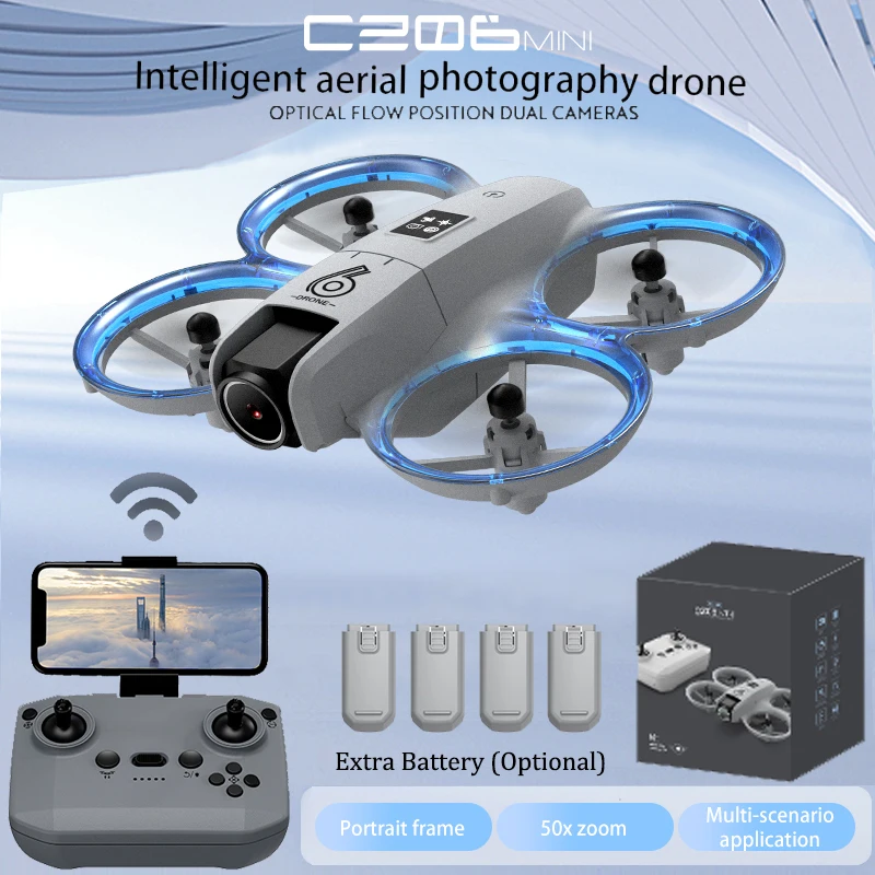 CZ06 Mini RC Quadcopter Drone  - Brushed Drone Motor recension och pris