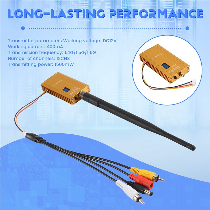 A48U 1.5G 1.5W FPV VTX 12CH 15 - Rc Transmitter recension och pris