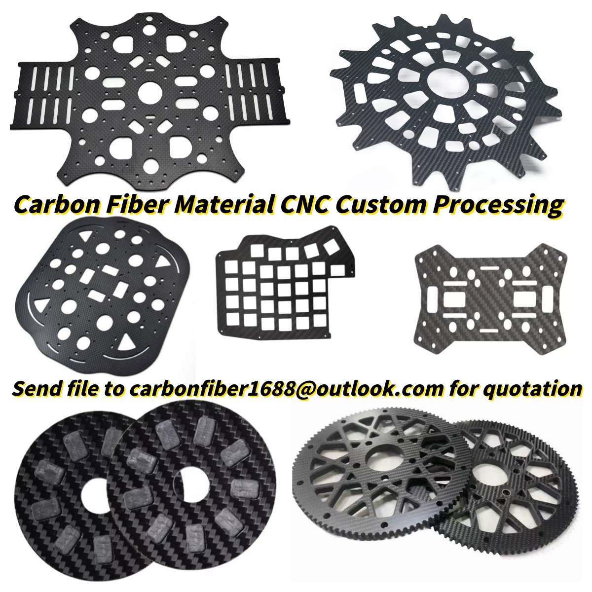 Carbon Fiber Sheet Plate Proce - Carbon Fiber Drone Frame recension och pris