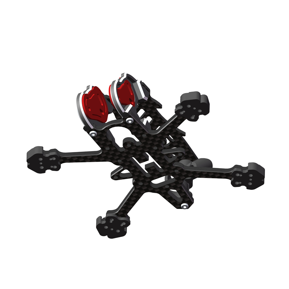 AlfaRC Fox-2 DJI O4 Air Unit 5 - Carbon Fiber Drone Frame recension och pris