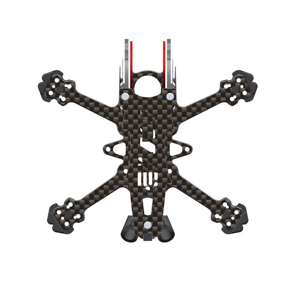 AlfaRC Fox-2 DJI O4 Air Unit 5 - Carbon Fiber Drone Frame recension och pris