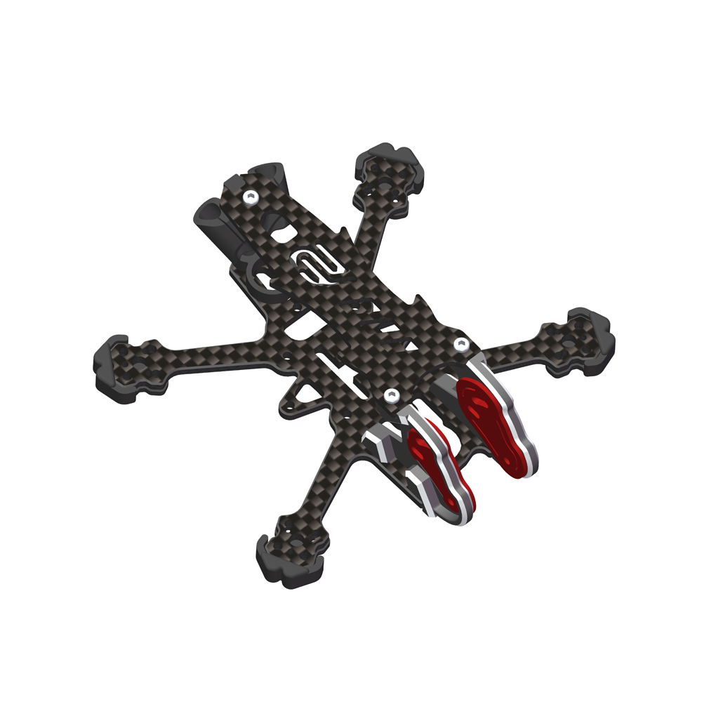 AlfaRC Fox-2 DJI O4 Air Unit 5 - Carbon Fiber Drone Frame recension och pris