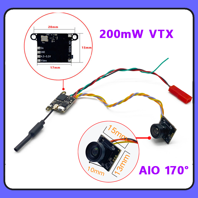 SLONWAKE 5.8G 1200TVL FPV Came - Rc Transmitter recension och pris