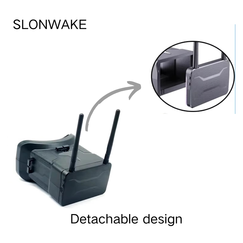 5.8G FPV Goggles 4.3 Inch 480* - Fpv Goggles recension och pris
