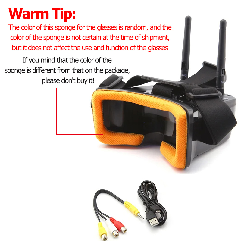 VR009 FPV Video Goggles 3Inch  - Fpv Goggles recension och pris