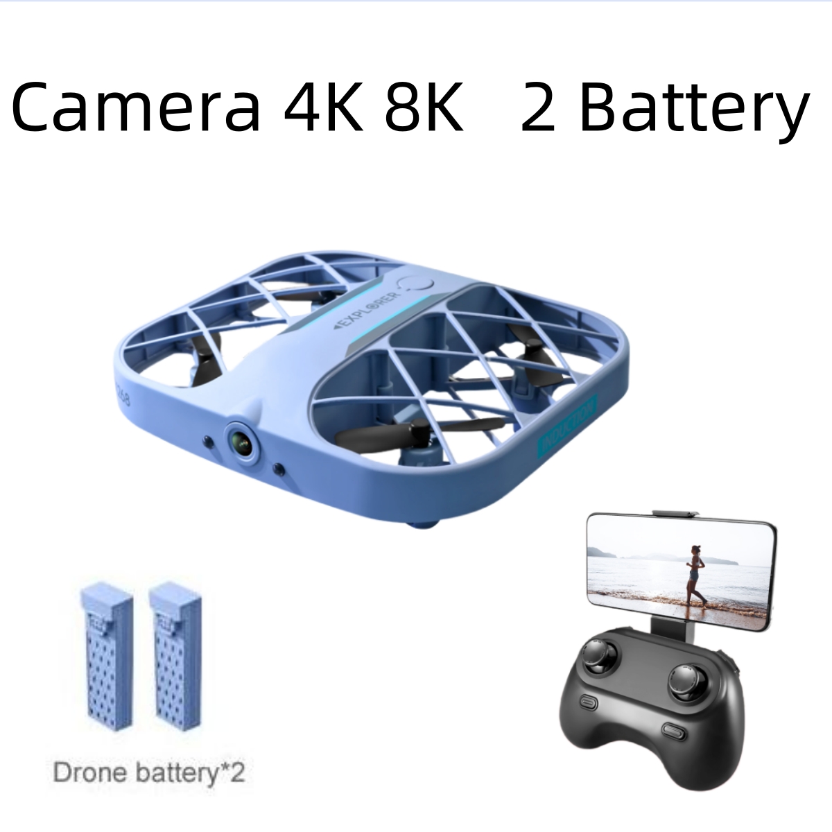 JJRC H107 FPV RC Drone with 2  - Brushed Drone Motor recension och pris