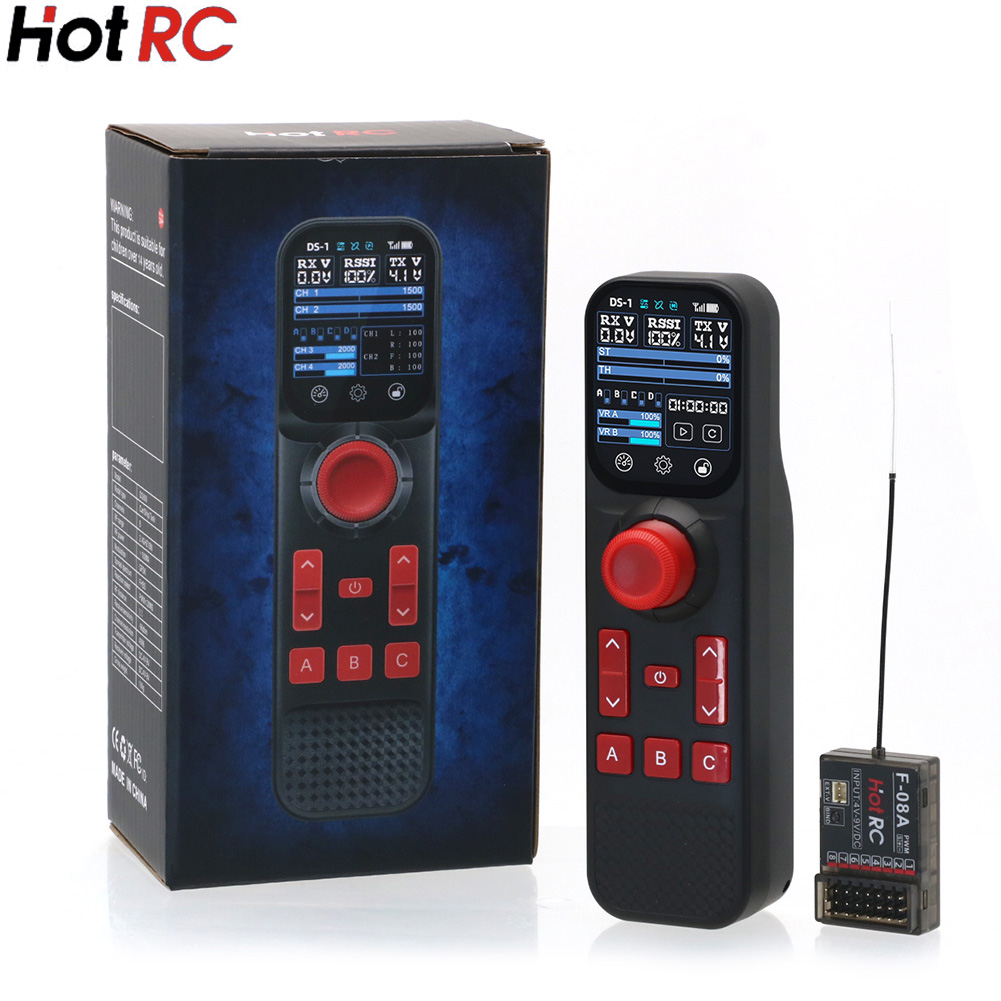 Hotrc DS-800 2.4Ghz 8CH FHSS R - Radio Transmitter 2.4Ghz recension och pris