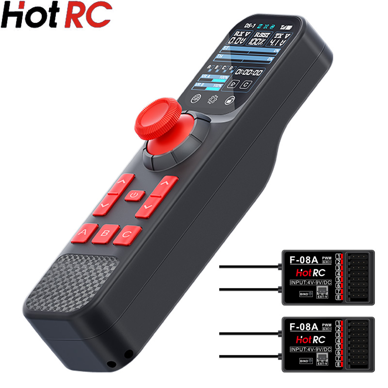 Hotrc DS-800 2.4Ghz 8CH FHSS R - Radio Transmitter 2.4Ghz recension och pris