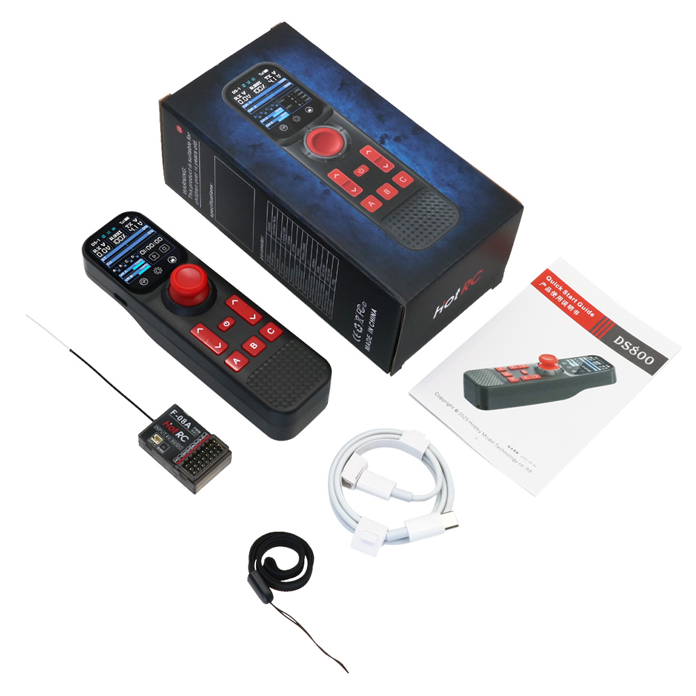 Hotrc DS-800 2.4Ghz 8CH FHSS R - Radio Transmitter 2.4Ghz recension och pris